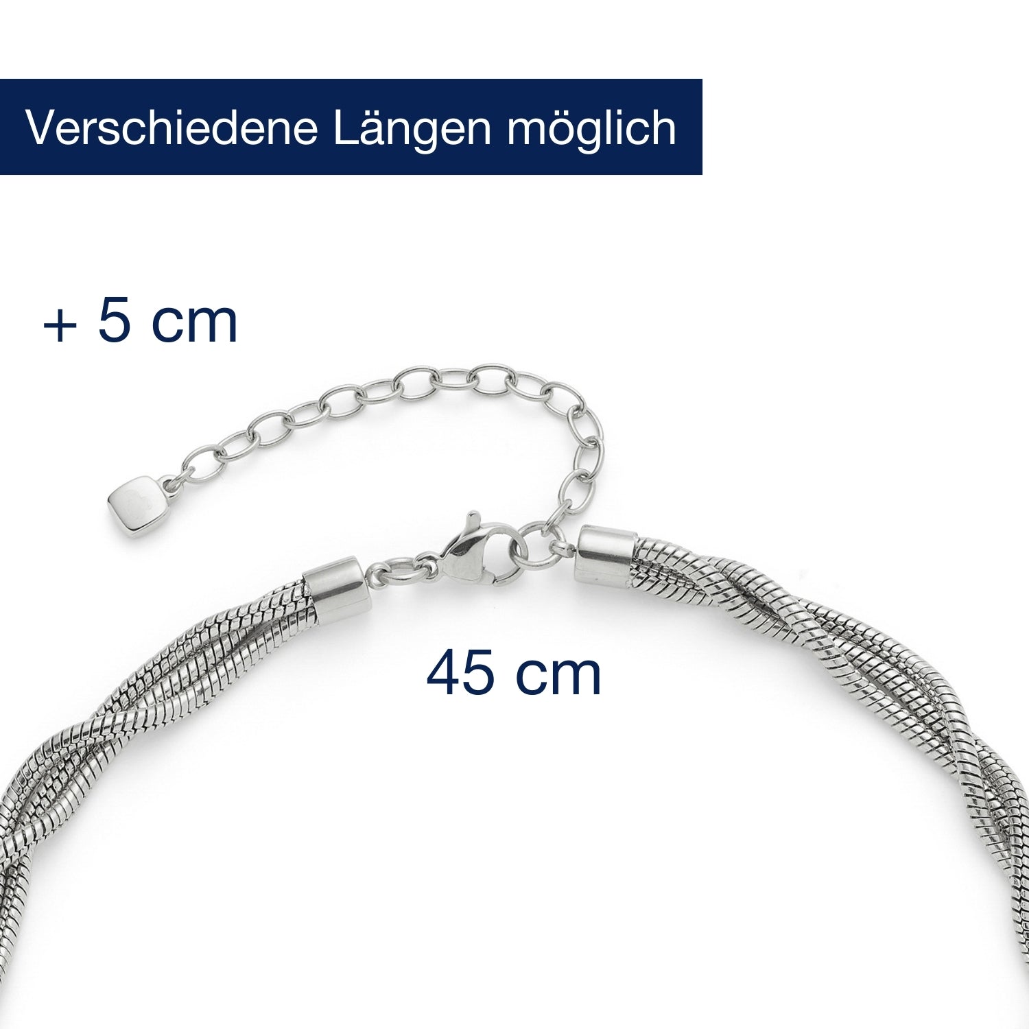 leonardo-sue-collier-45-cm-acier-torsad-argent image 4