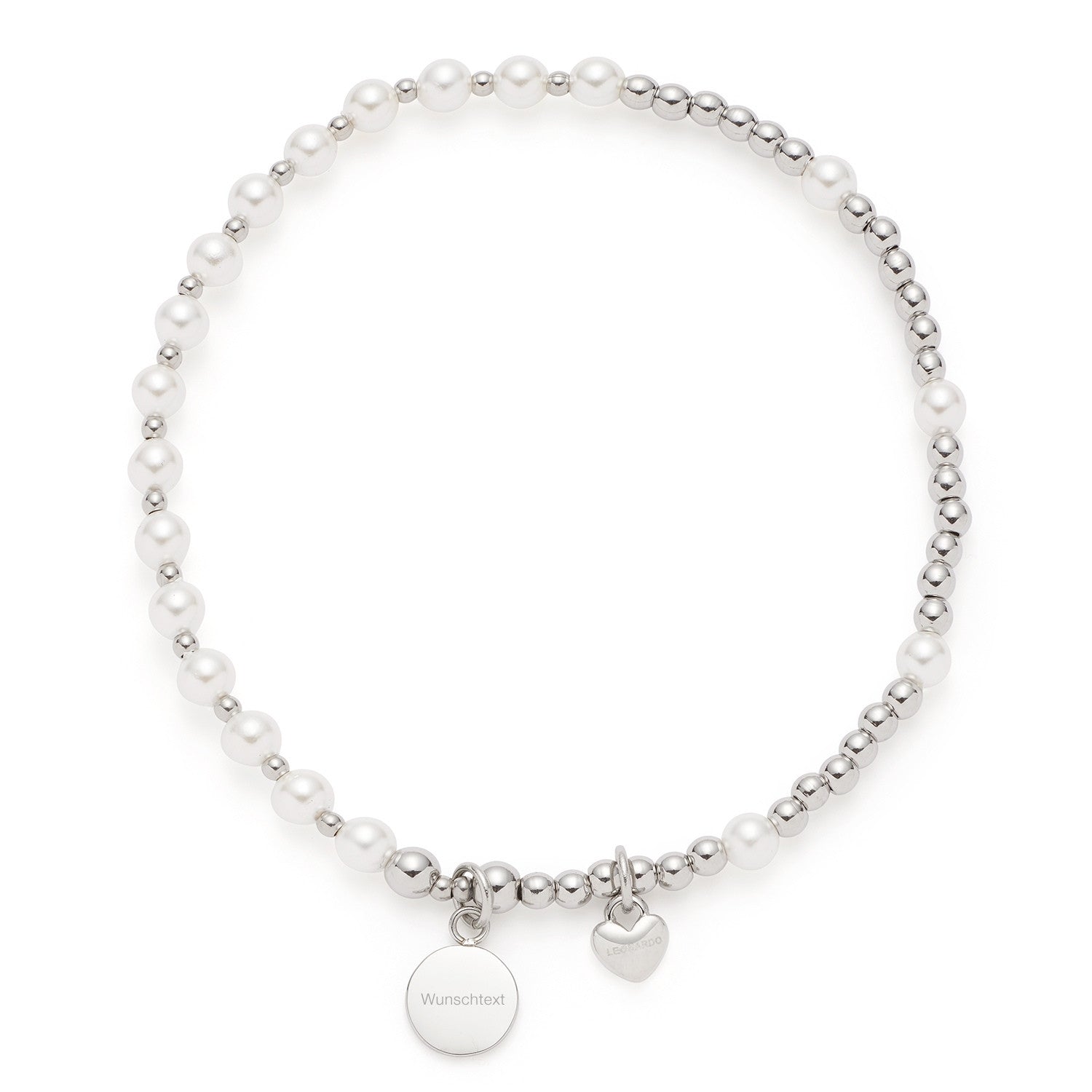 leonardo-liara-you-me-bracelet-perles-blanc-gravure image 1