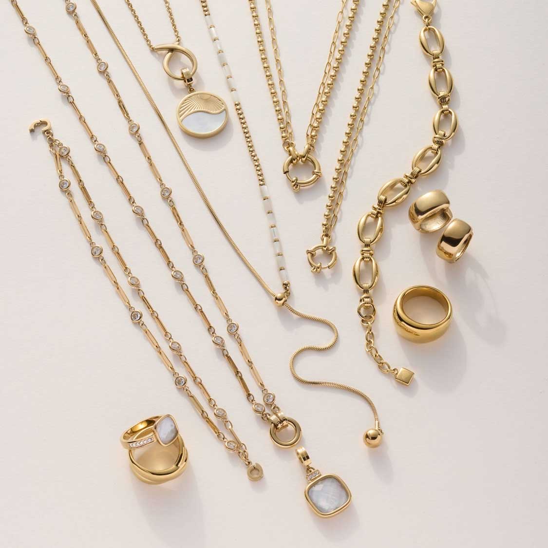leonardo-andrea-bracelet-maille-ovale-dor-acier image 5