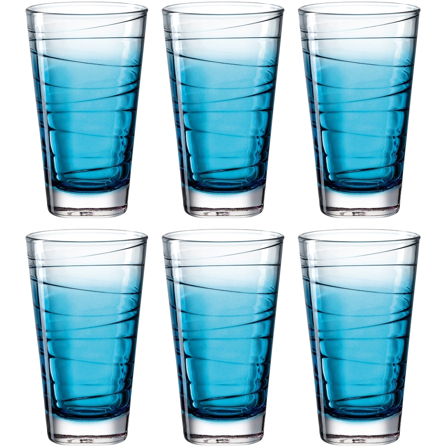 leonardo-vario-struttura-verres-280-ml-lot-de-6-bleu image 1