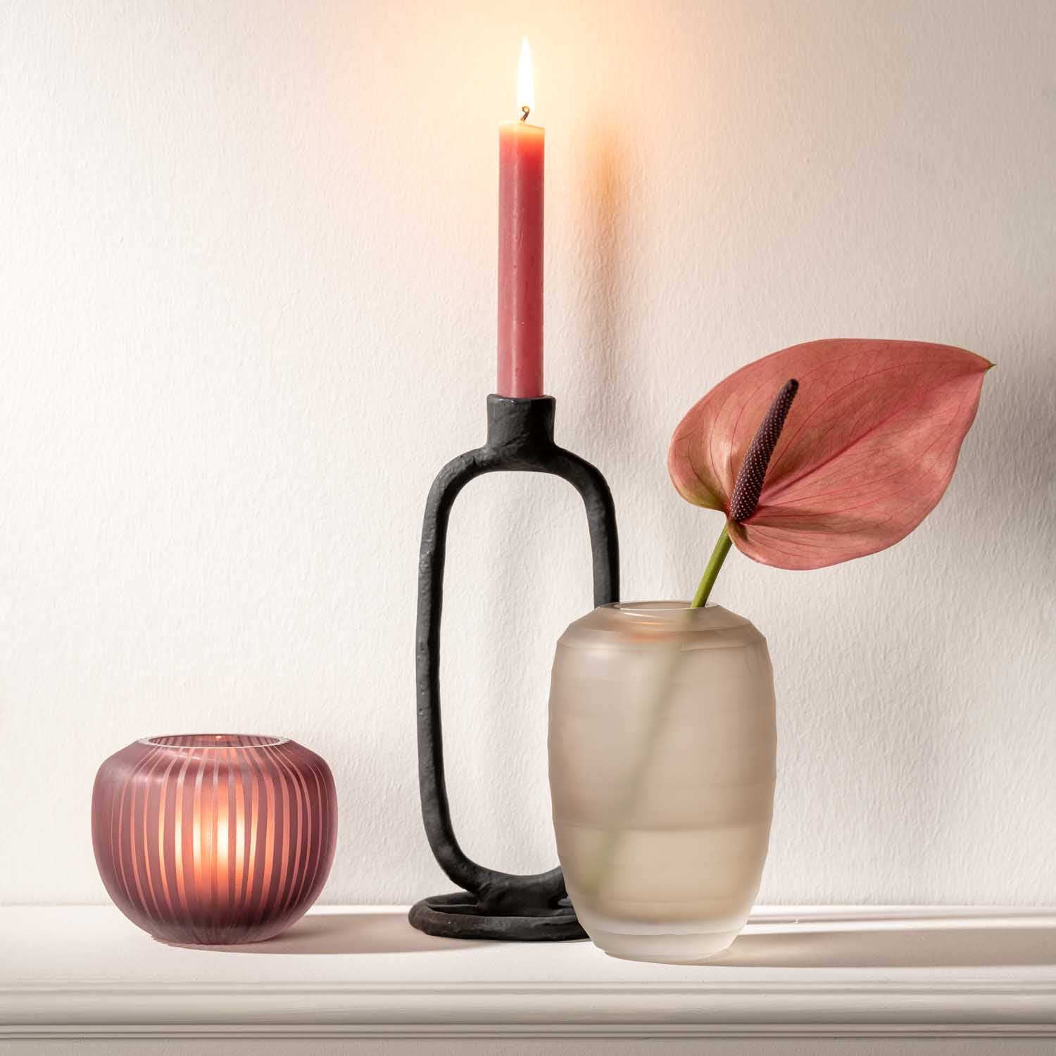 leonardo-bellagio-vase-beige-16-cm-verre-teint image 5
