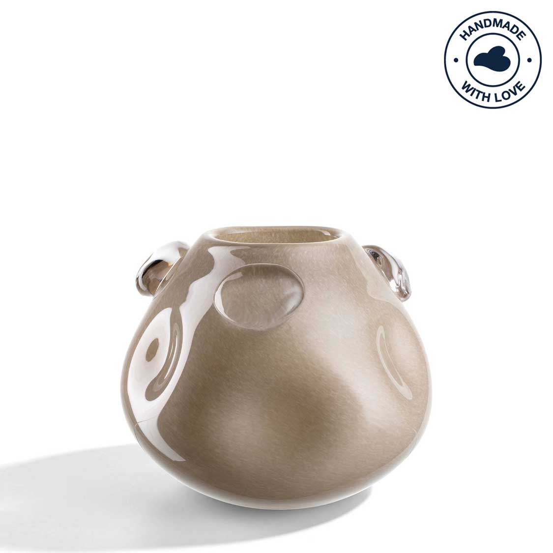 leonardo-hazel-vase-16-cm-beige-en-verre image 1