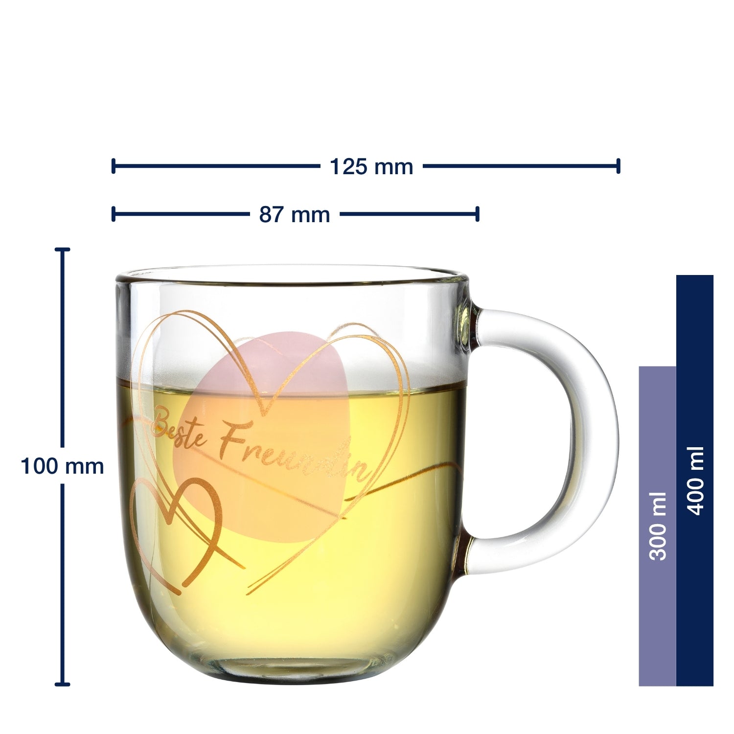 leonardo-emozione-tasse-verre-400-ml-ros-beste-freundin image 3