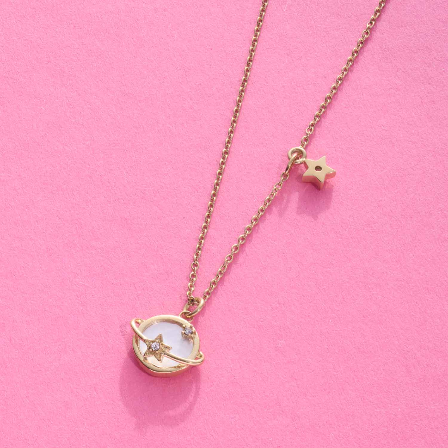 leonardo-ciao-sattelite-collier-or-42-cm-saturne image 7