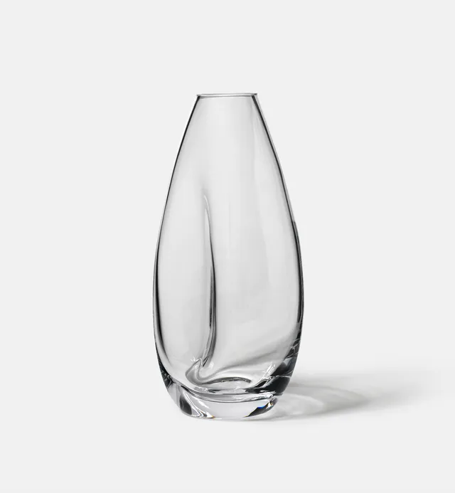 krosno-flow-vase-verre-transparent-28-cm-cristal image 1