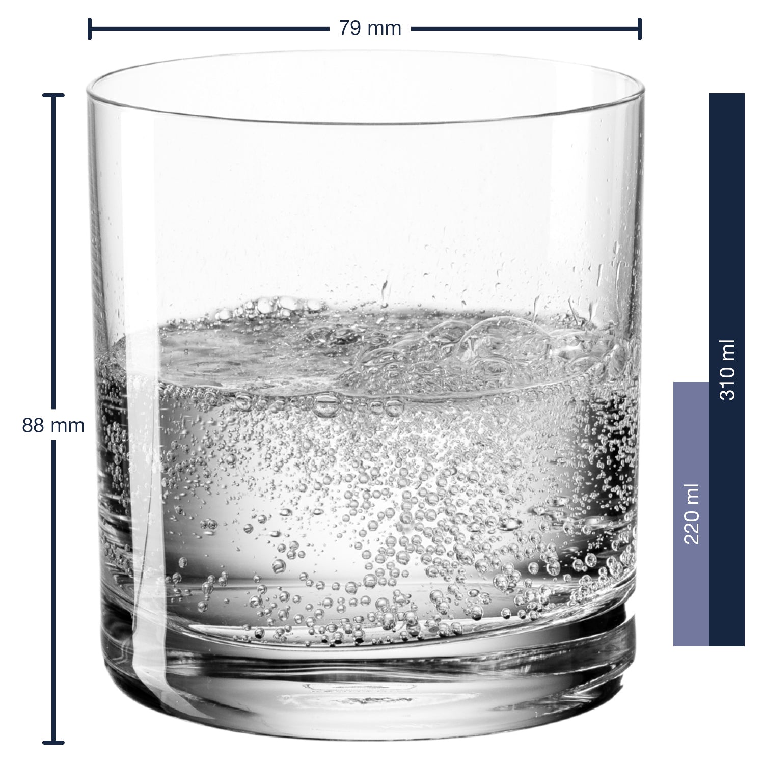 leonardo-easy-verre-310-ml-lot-6-transparent image 2