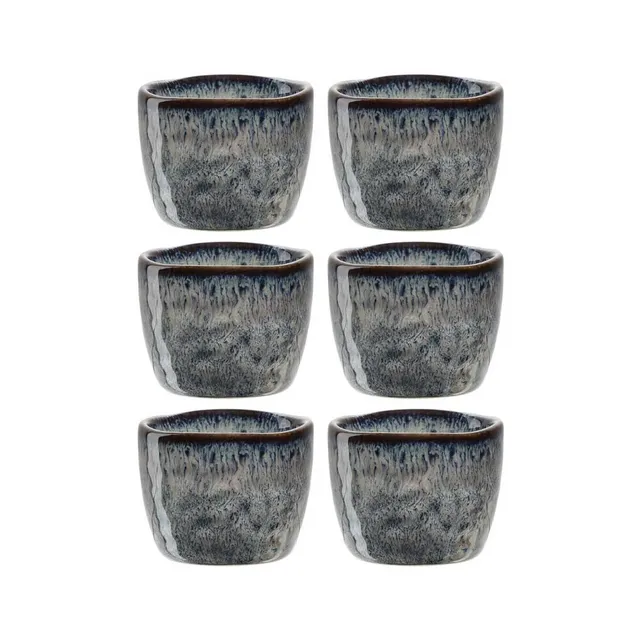 leonardo-matera-coquetier-anthracite-lot-de-6 image 1