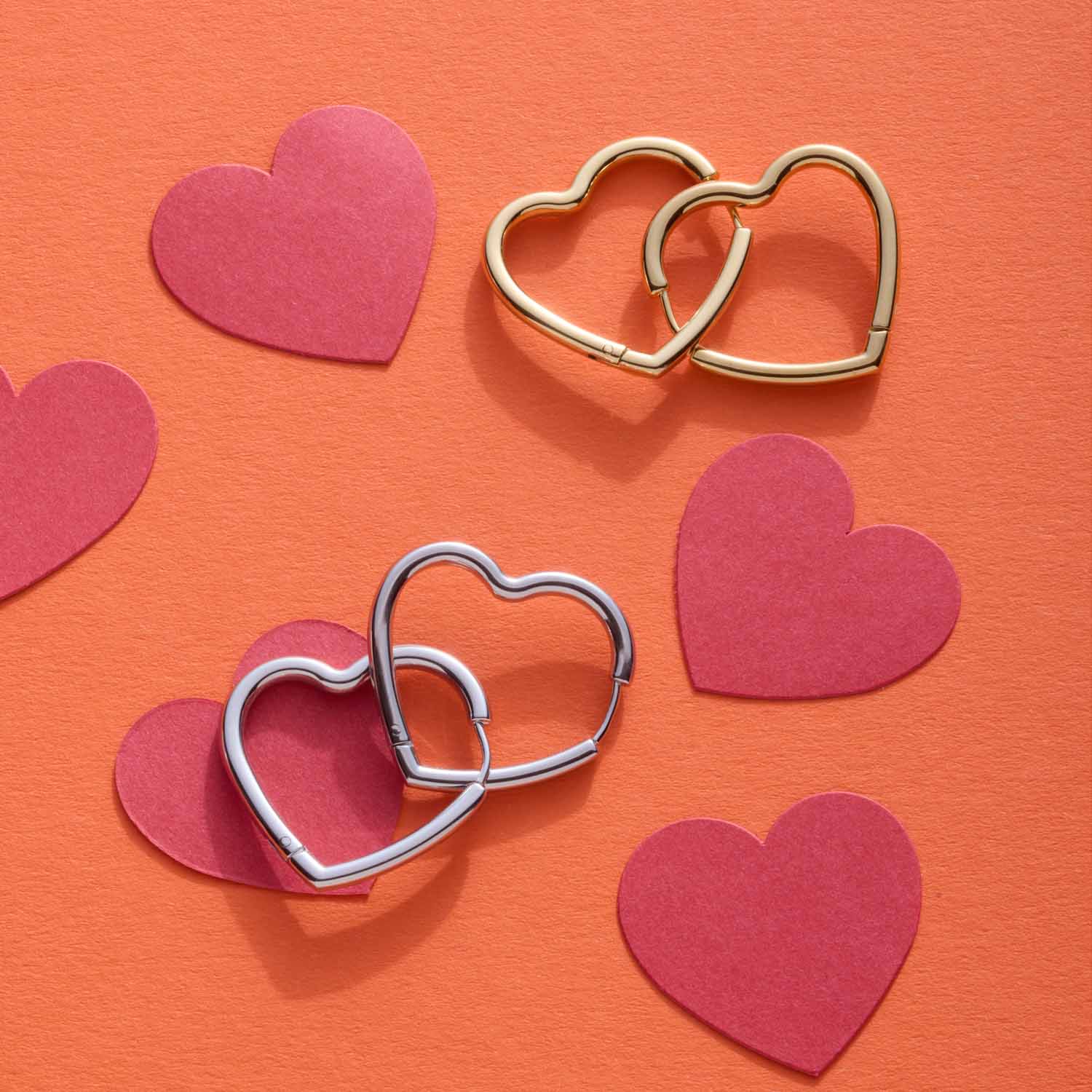 leonardo-lulu-cr-oles-c-ur-boucles-d-oreilles-acier-argent image 7