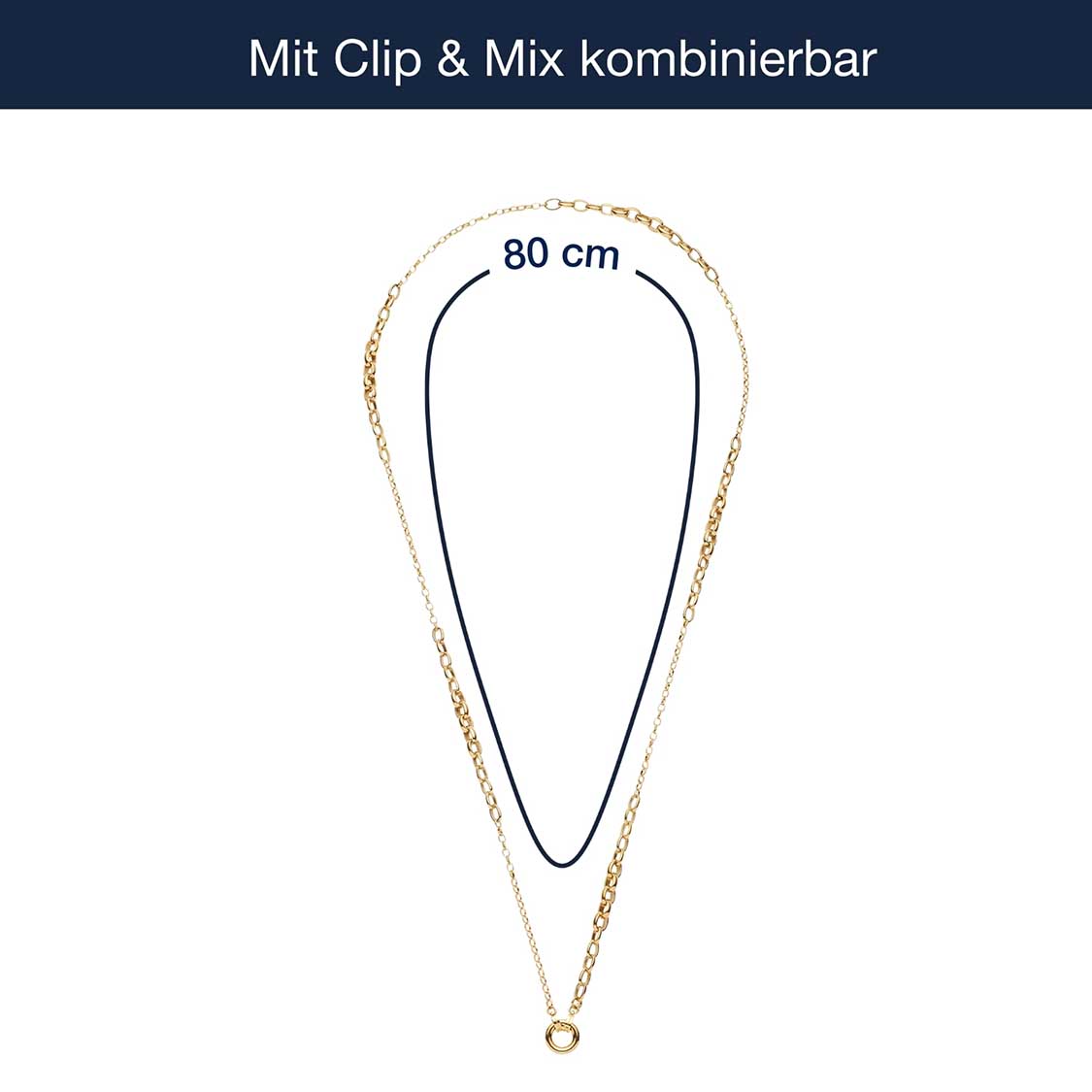 leonardo-clip-mix-suzanne-collier-80-cm-dor image 5