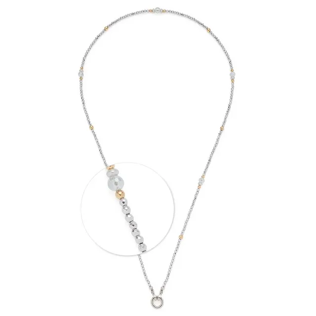 leonardo-noura-clip-mix-collier-70-cm-bleu-bicolore image 1