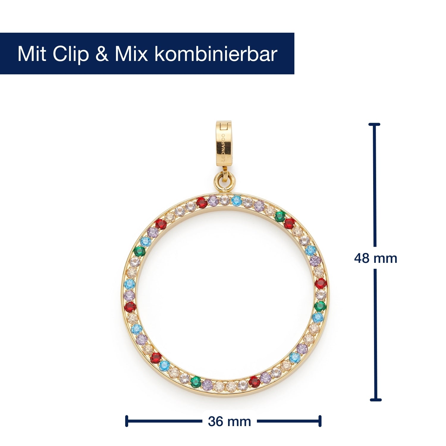 leonardo-clarence-pendentif-dor-clip-mix-pav image 2
