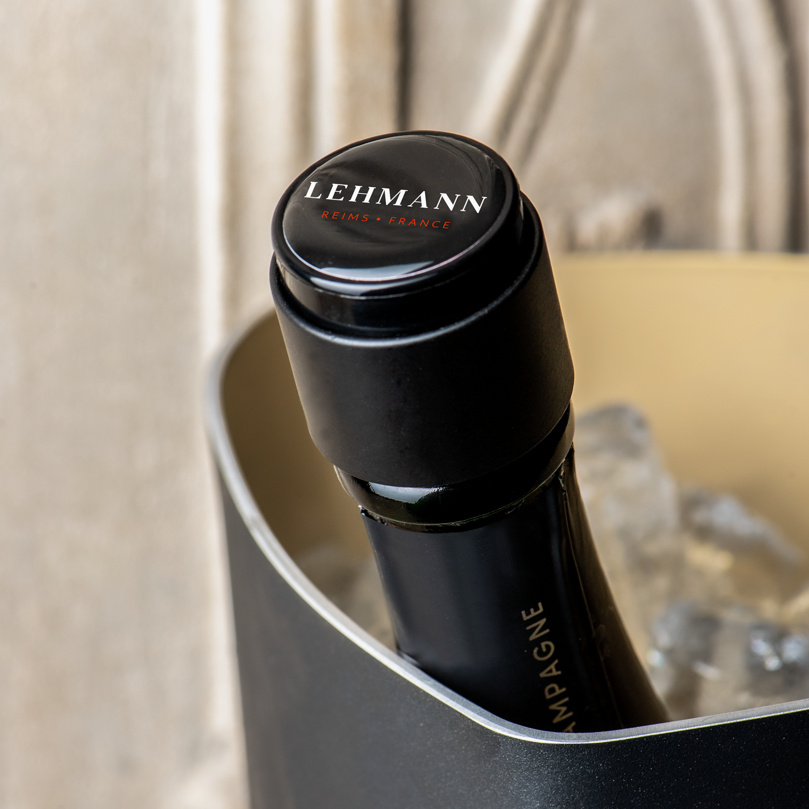 lehmann-accessories-bouchon-push-bouchon-champagne-noir image 2