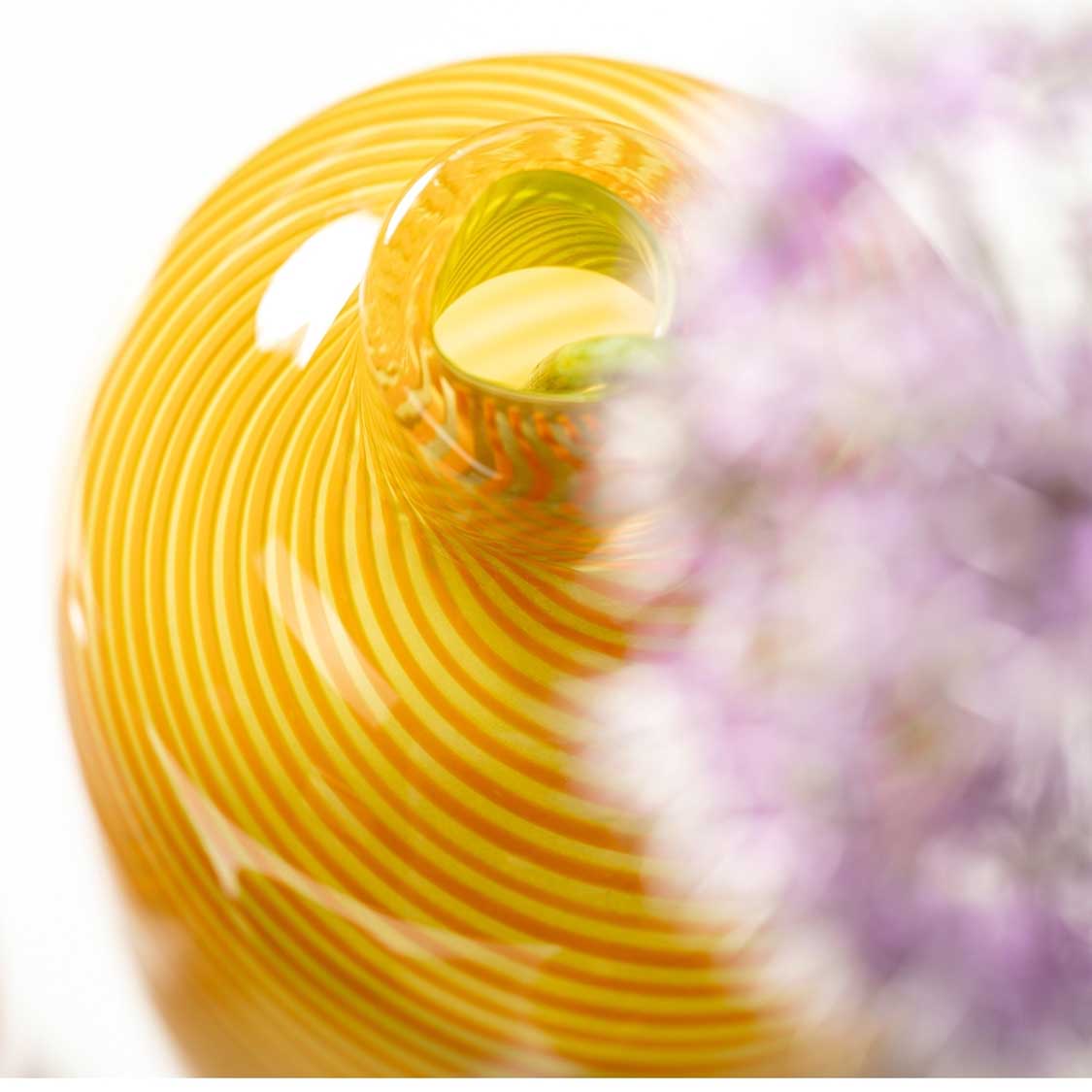 leonardo-filo-colori-vase-jaune-verre-32-cm image 5