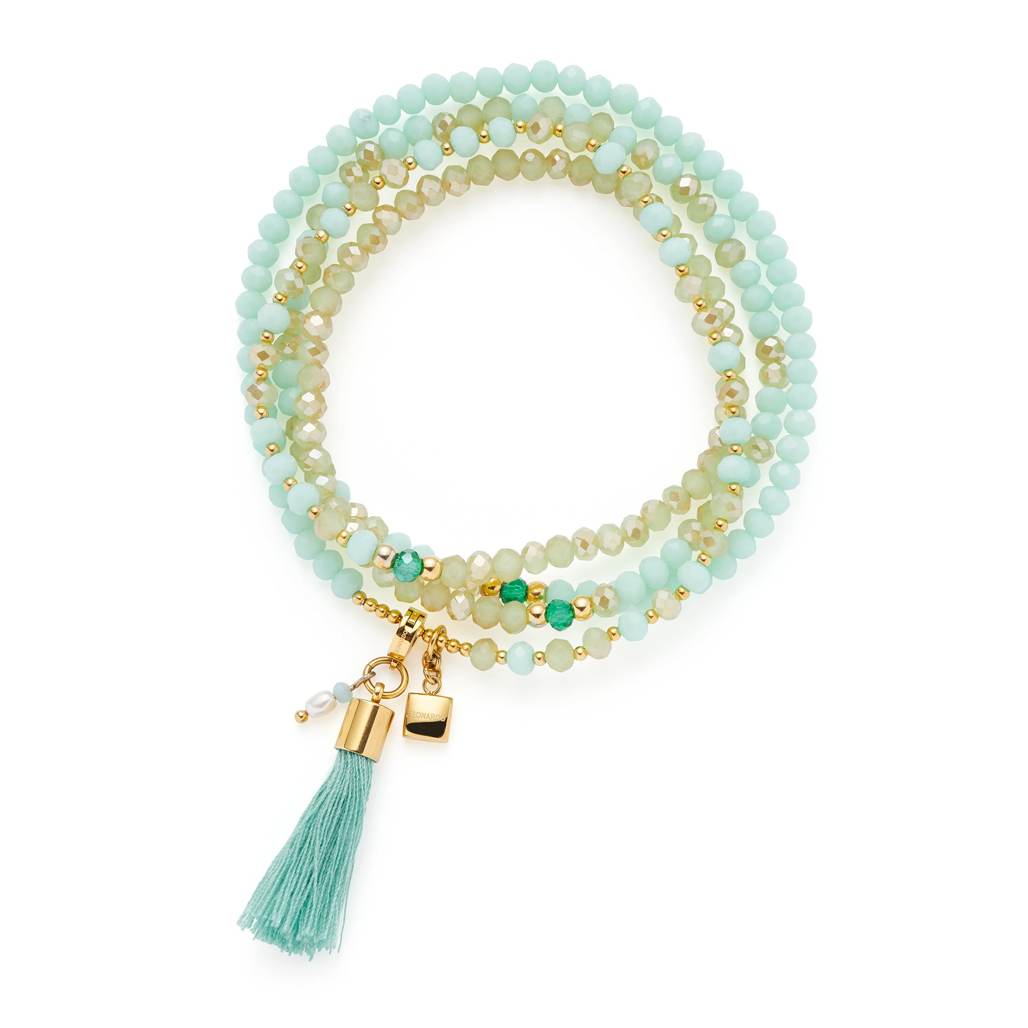 leonardo-donna-80-cm-collier-perles-turquoise-t-dor image 2