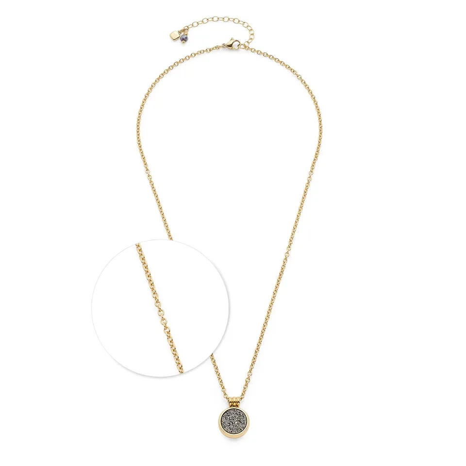 leonardo-odelle-45-cm-collier-dor-agate-ronde image 1