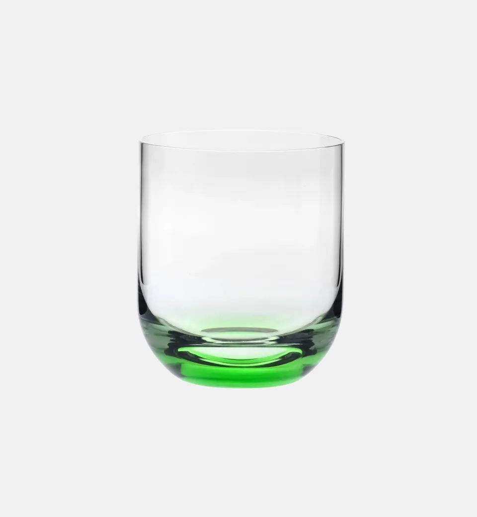 krosno-sunset-verre-bas-cristal-vert-olive-360-ml image 1