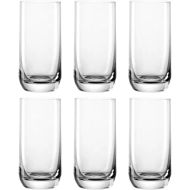 leonardo-daily-verre-eau-330-ml-lot-de-6-transparent image 1