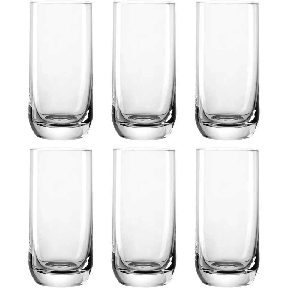 leonardo-daily-verre-eau-330-ml-lot-de-6-transparent image 1