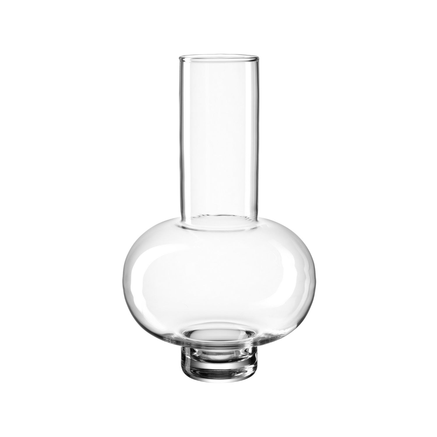 leonardo-vernazza-vase-en-verre-30-cm-transparent image 1