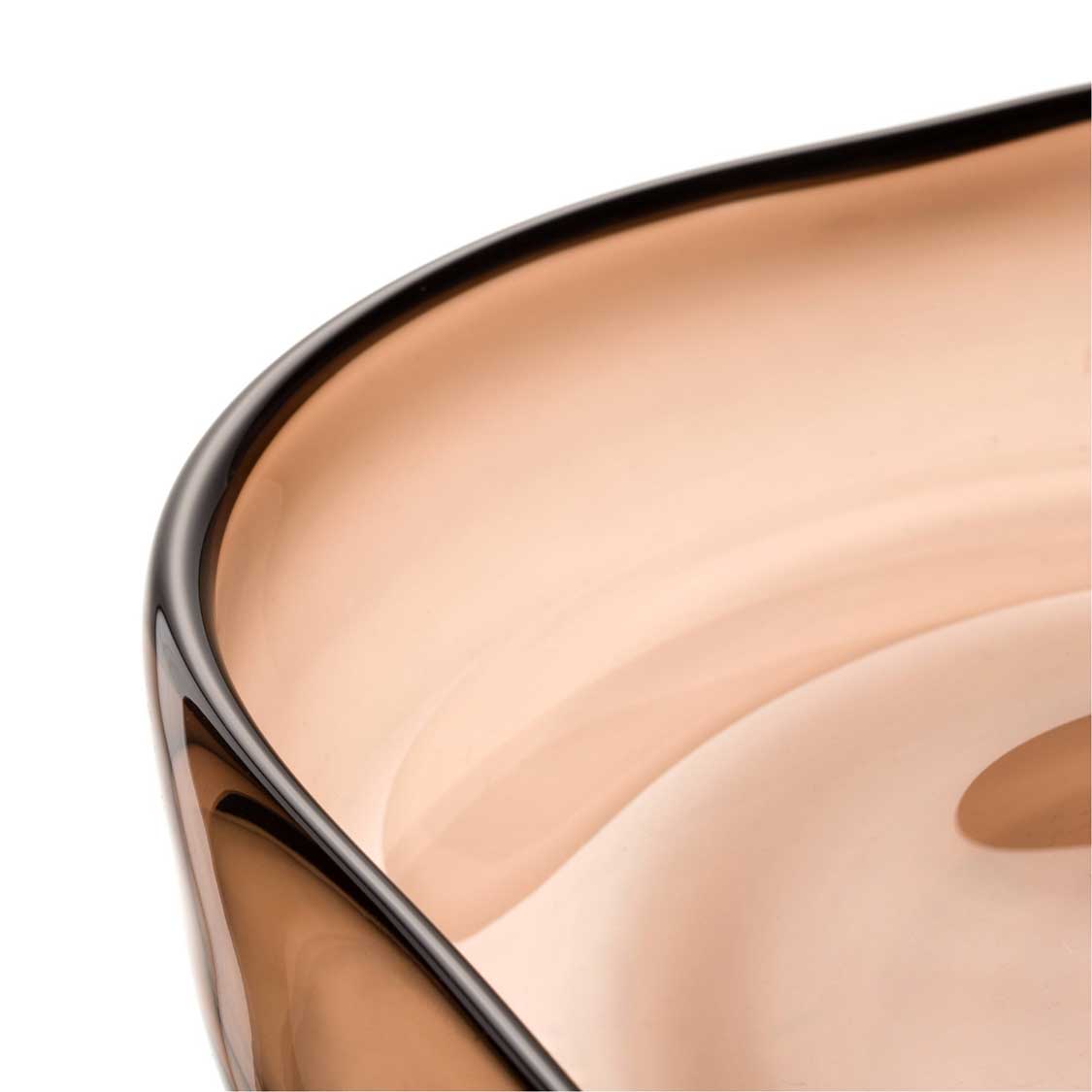 leonardo-hazel-coupe-d-corative-26-cm-marron-verre image 4