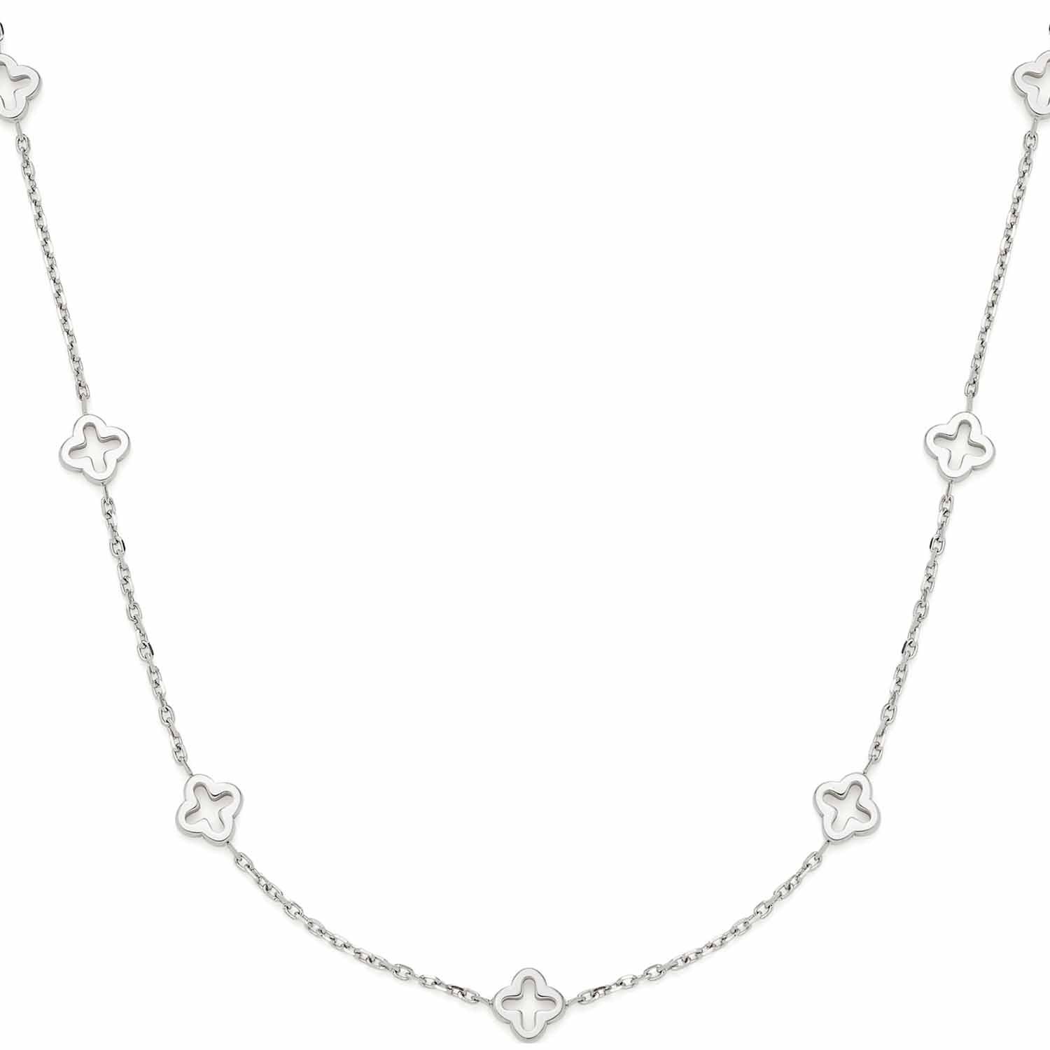leonardo-ciao-janna-42-cm-collier-argent-tr-fle image 2