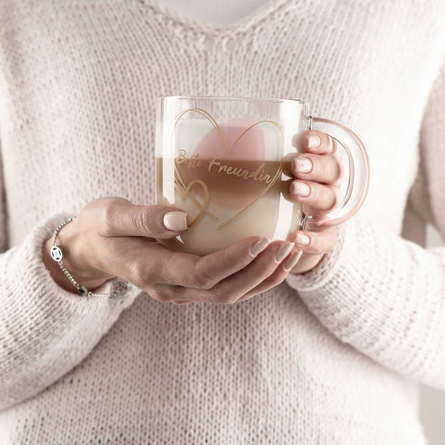leonardo-emozione-tasse-verre-400-ml-ros-beste-freundin image 6