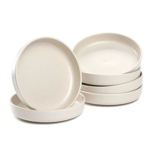 leonardo-roma-assiette-creuse-20-cm-cr-me-lot-de-6 image 1