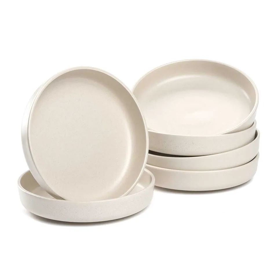 leonardo-roma-assiette-creuse-20-cm-cr-me-lot-de-6 image 1