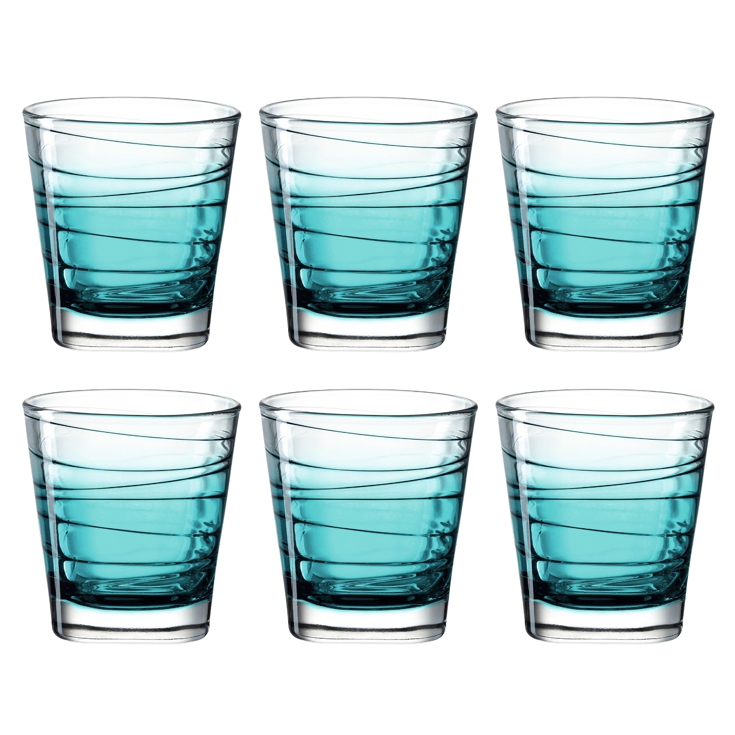 leonardo-vario-struttura-verre-250-ml-turquoise-lot-6 image 1