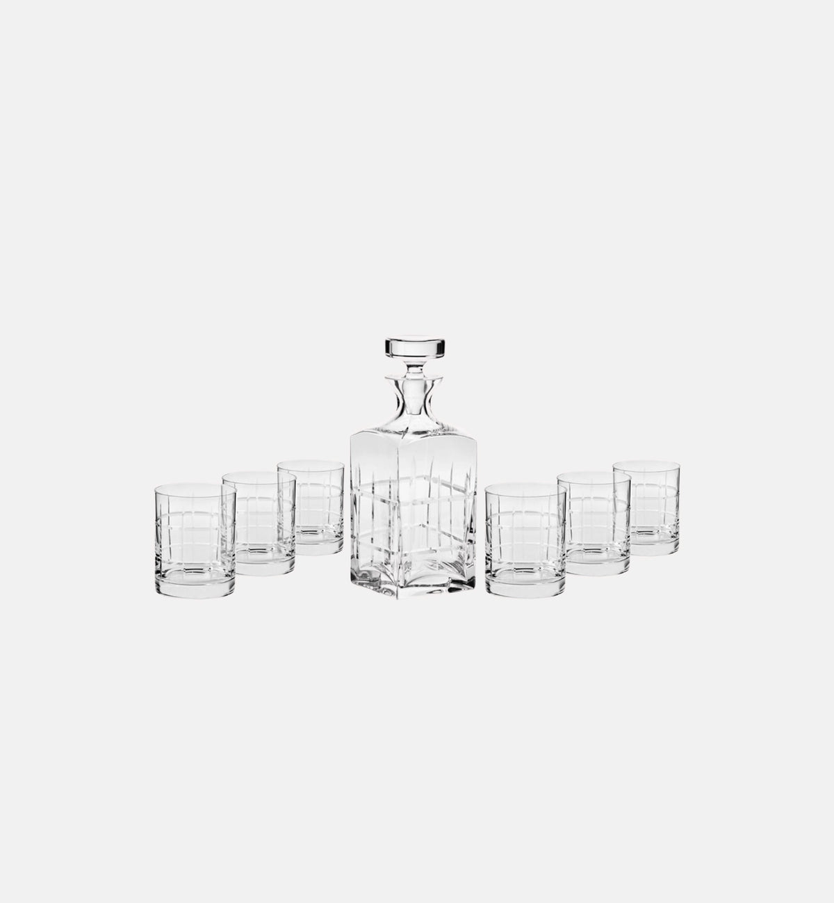 krosno-noble-service-whisky-carafe-7-pi-ces-cristal image 1