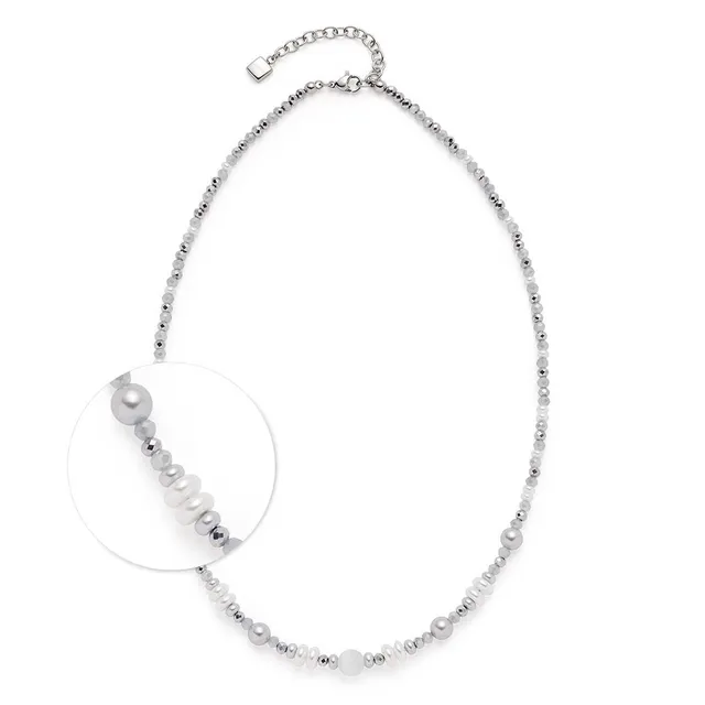 leonardo-klara-collier-45-cm-perles-blanc-gris-bleu image 1