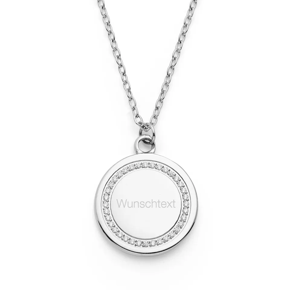 leonardo-ferrara-collier-gravable-45-cm-zirconia image 1