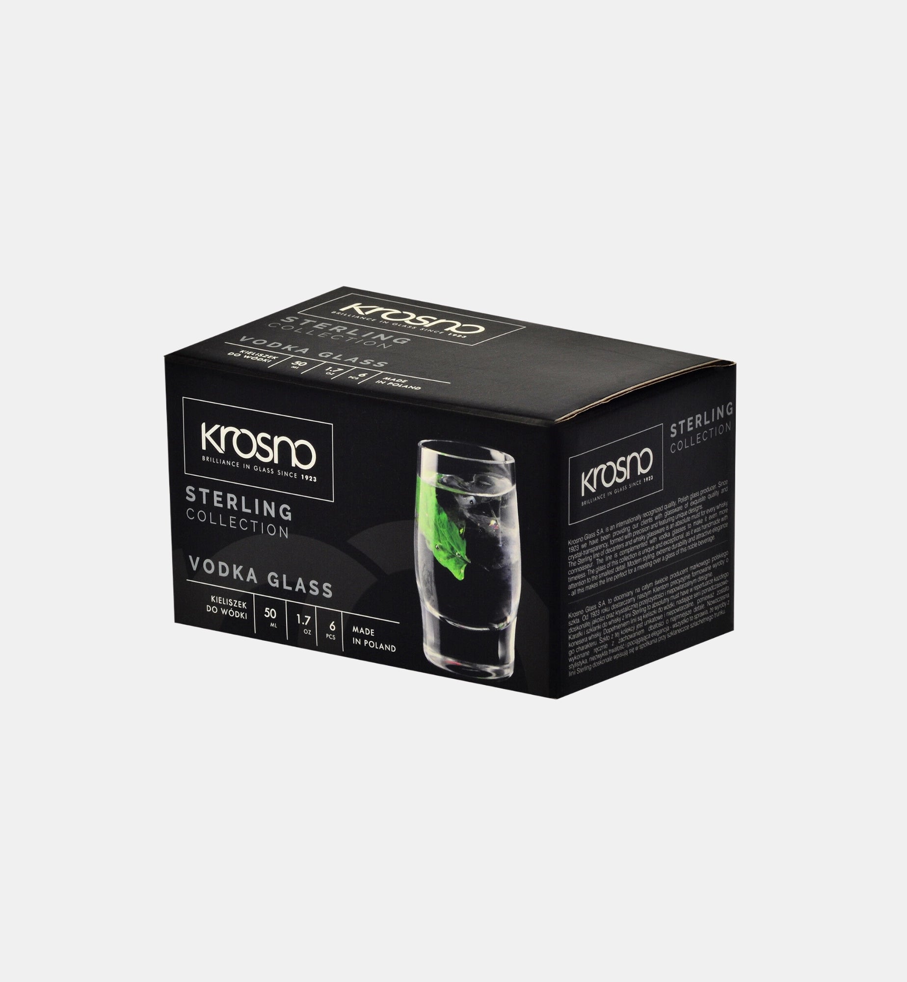 krosno-sterling-verre-vodka-50-ml-cristal-fond-pais image 3