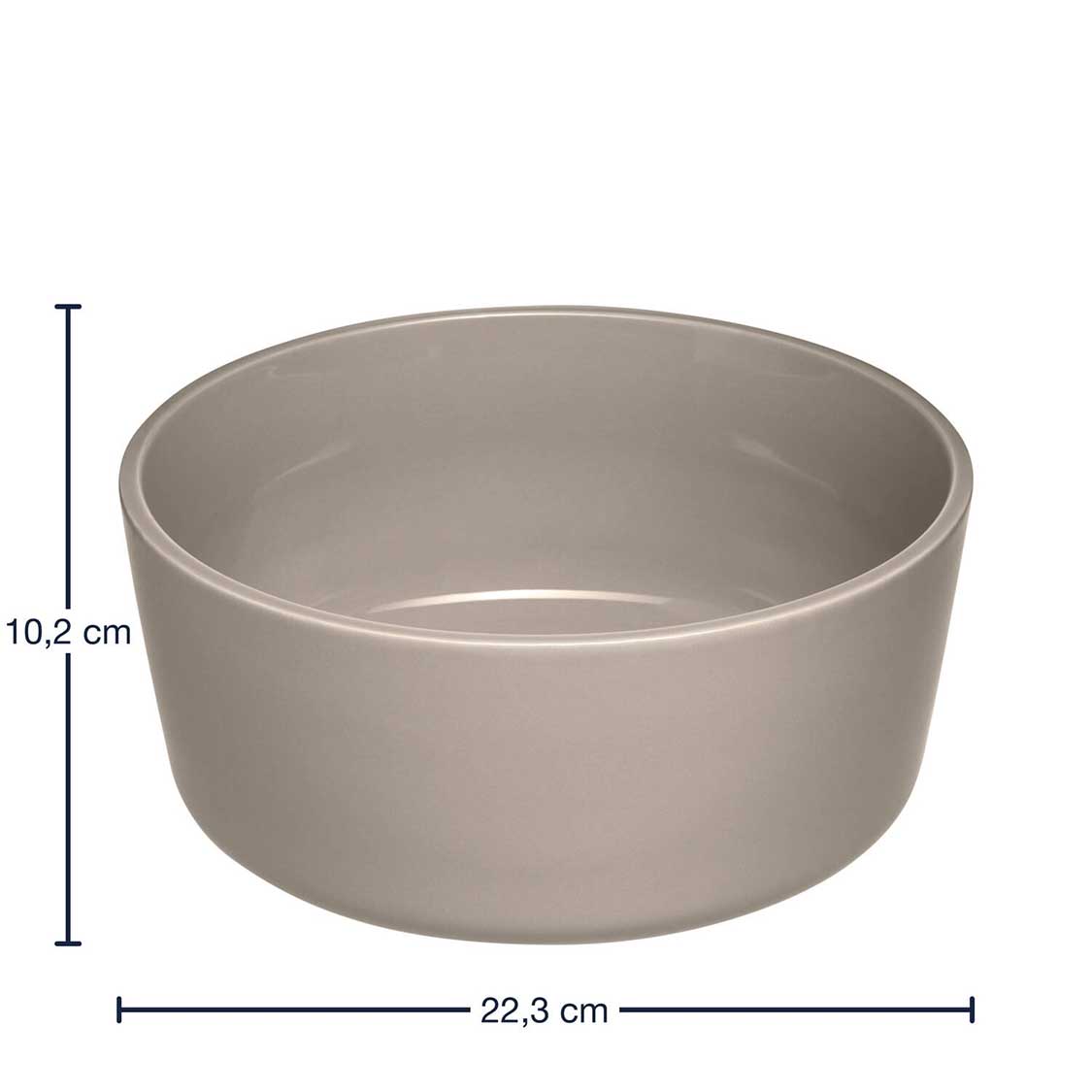 leonardo-roma-saladier-c-ramique-23-cm-beige-brillant image 3