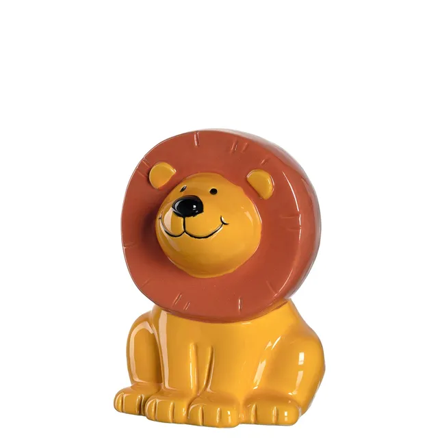 leonardo-bambini-tirelire-lion-13-cm-jaune image 1