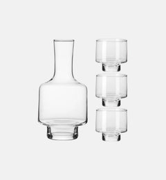 krosno-mother-earth-carafe-et-verres-eau-cristal-lot-4 image 4