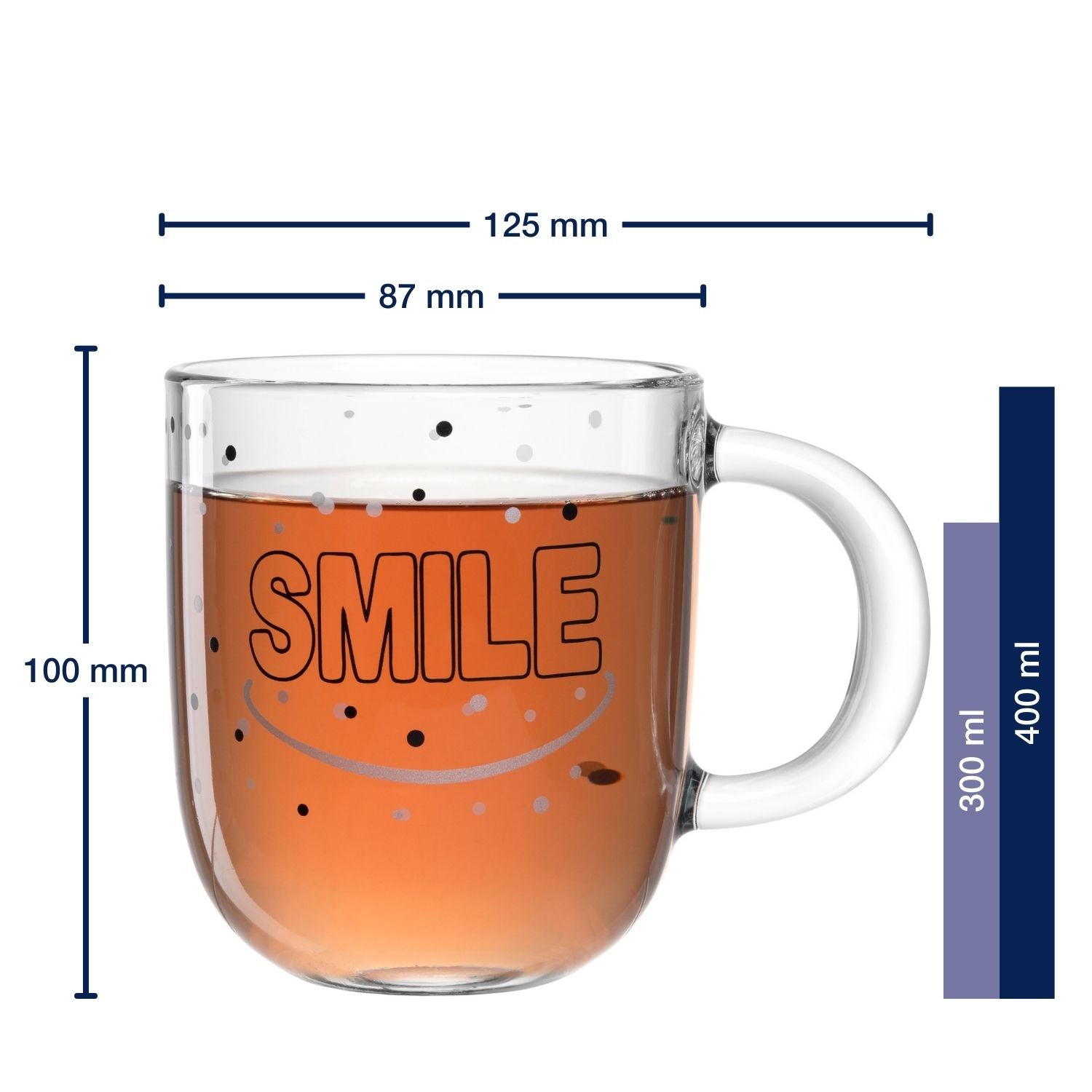 leonardo-ufficio-tasse-en-verre-400-ml-smile image 3