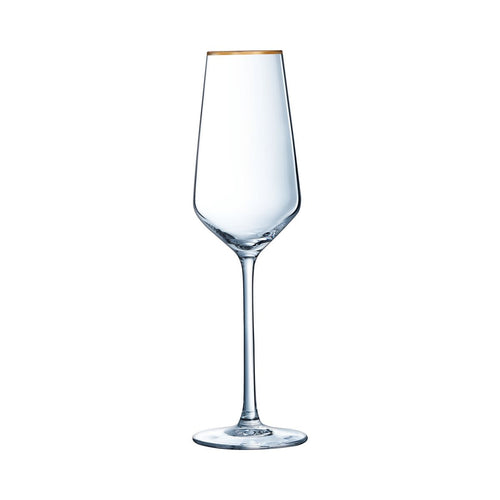 cristal-d-arques-ultime-bord-or-fl-te-23-cl-champagne image 2