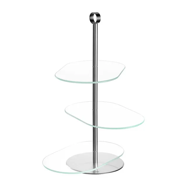 leonardo-cena-pr-sentoir-g-teaux-3-tages-argent image 1
