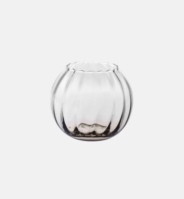 krosno-vase-verre-quartz-fum-15-5-cm-stri image 1