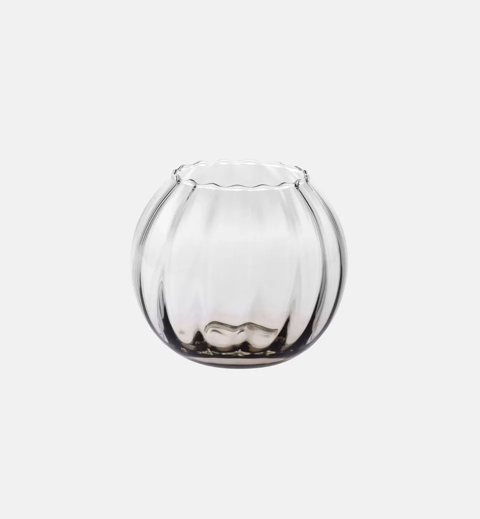 krosno-vase-verre-quartz-fum-15-5-cm-stri image 1