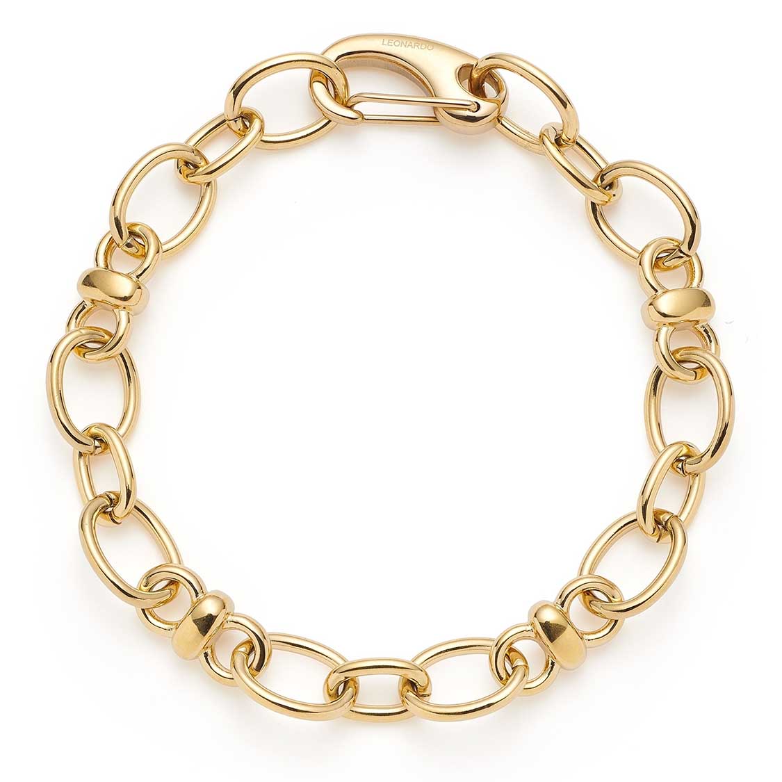 leonardo-virginia-bracelet-dor-maillons-ovales image 1