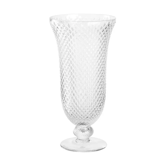 leonardo-poesia-vase-sur-pied-verre-35-cm-transparent image 1