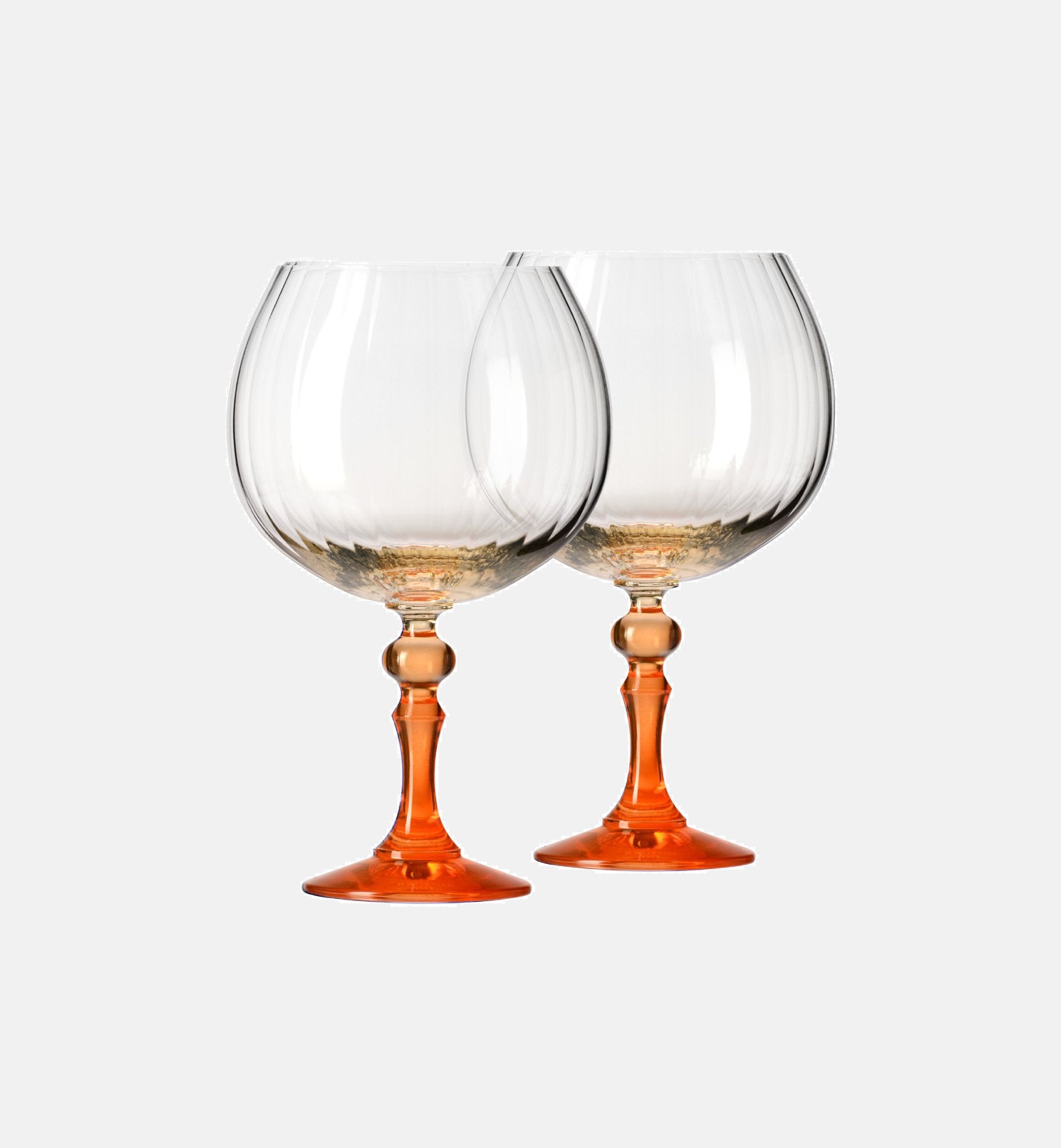 krosno-bubble-verre-gin-pied-orange-660-ml image 2