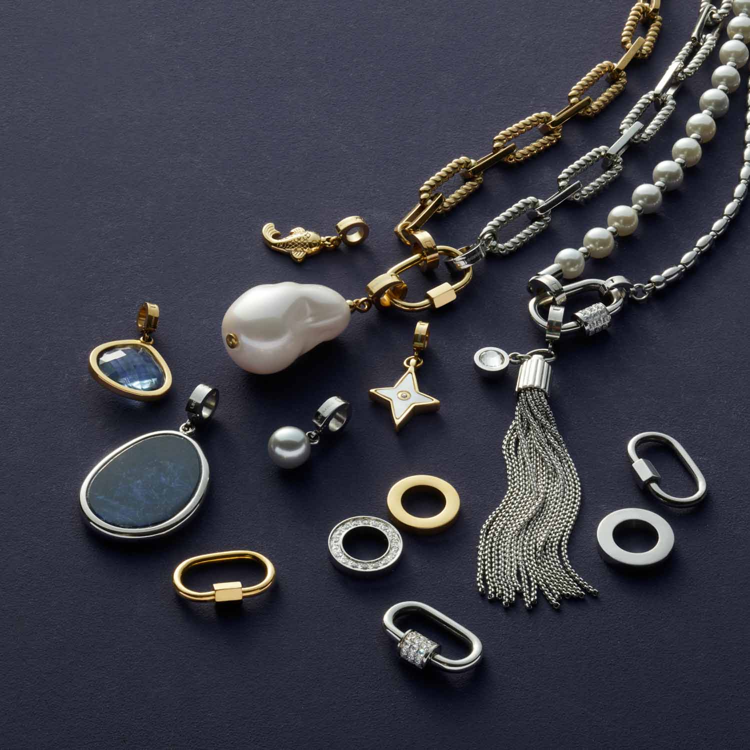 leonardo-clip-mix-wilma-pendentif-dor-perle image 2