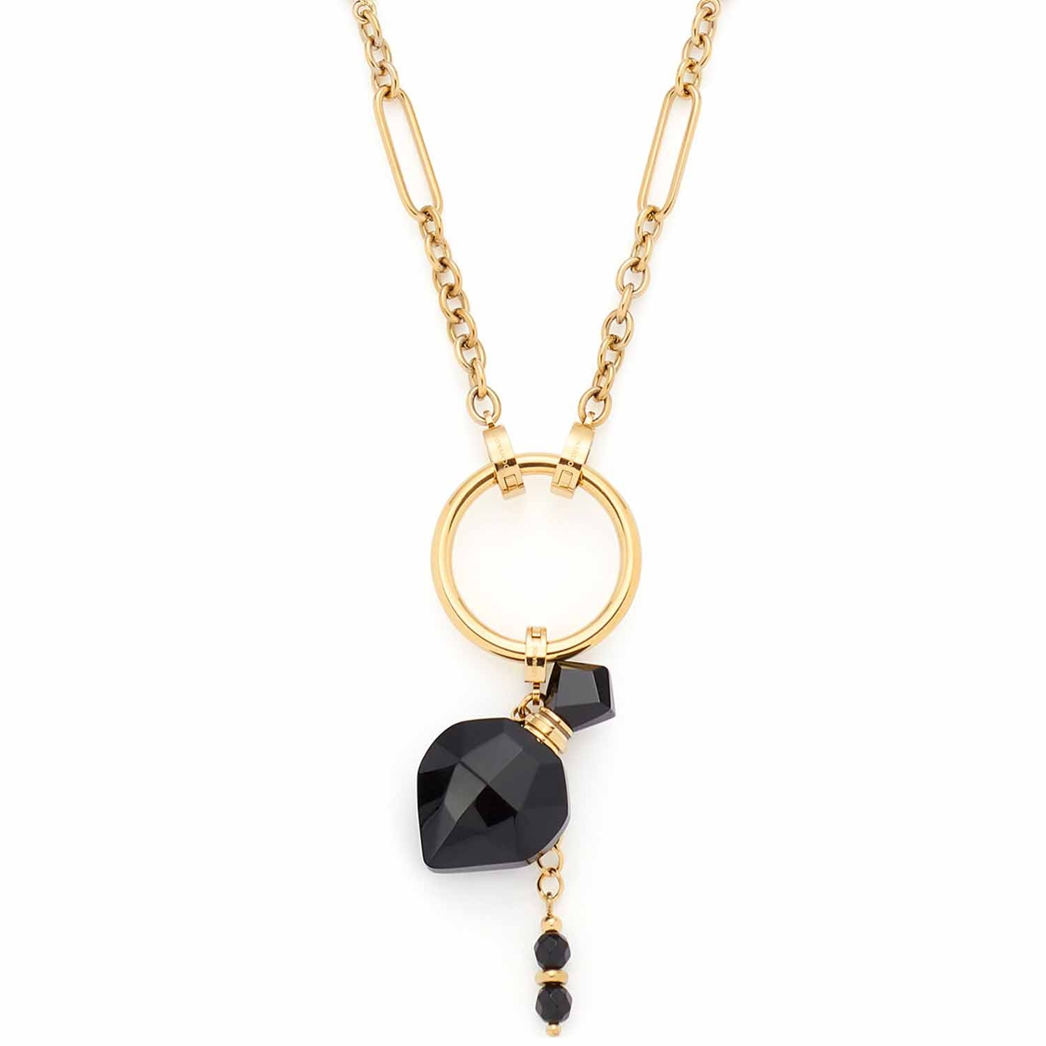 leonardo-clip-mix-delica-80-cm-collier-dor-noir-flacon image 2