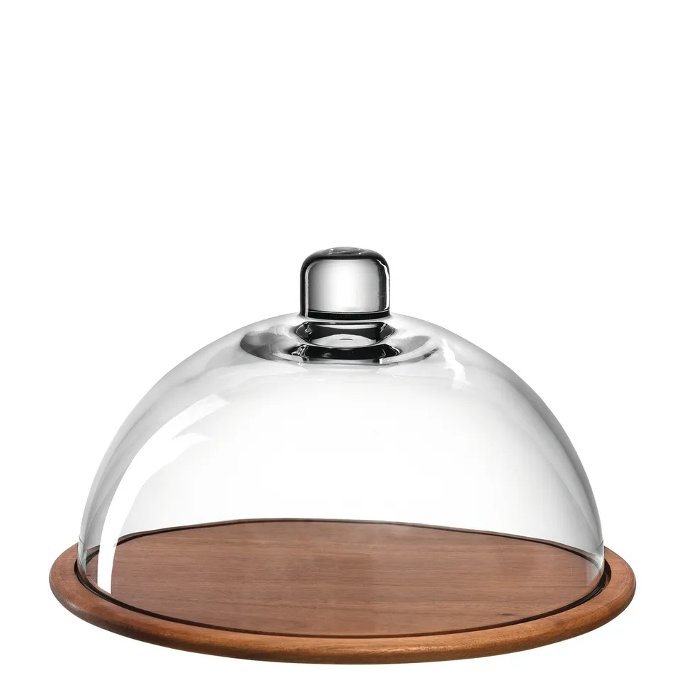 leonardo-cucina-plateau-fromage-bois-cloche-2-pi-ces image 1