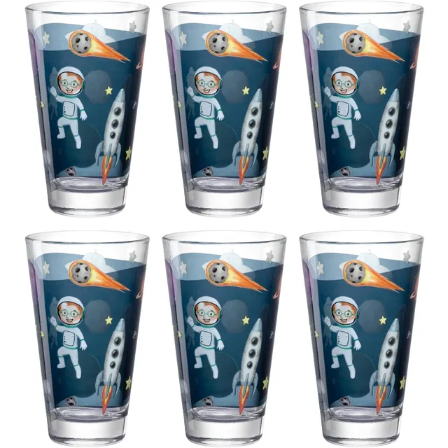 leonardo-bambini-avventura-verre-enfant-espace-300-ml-lot-6 image 1