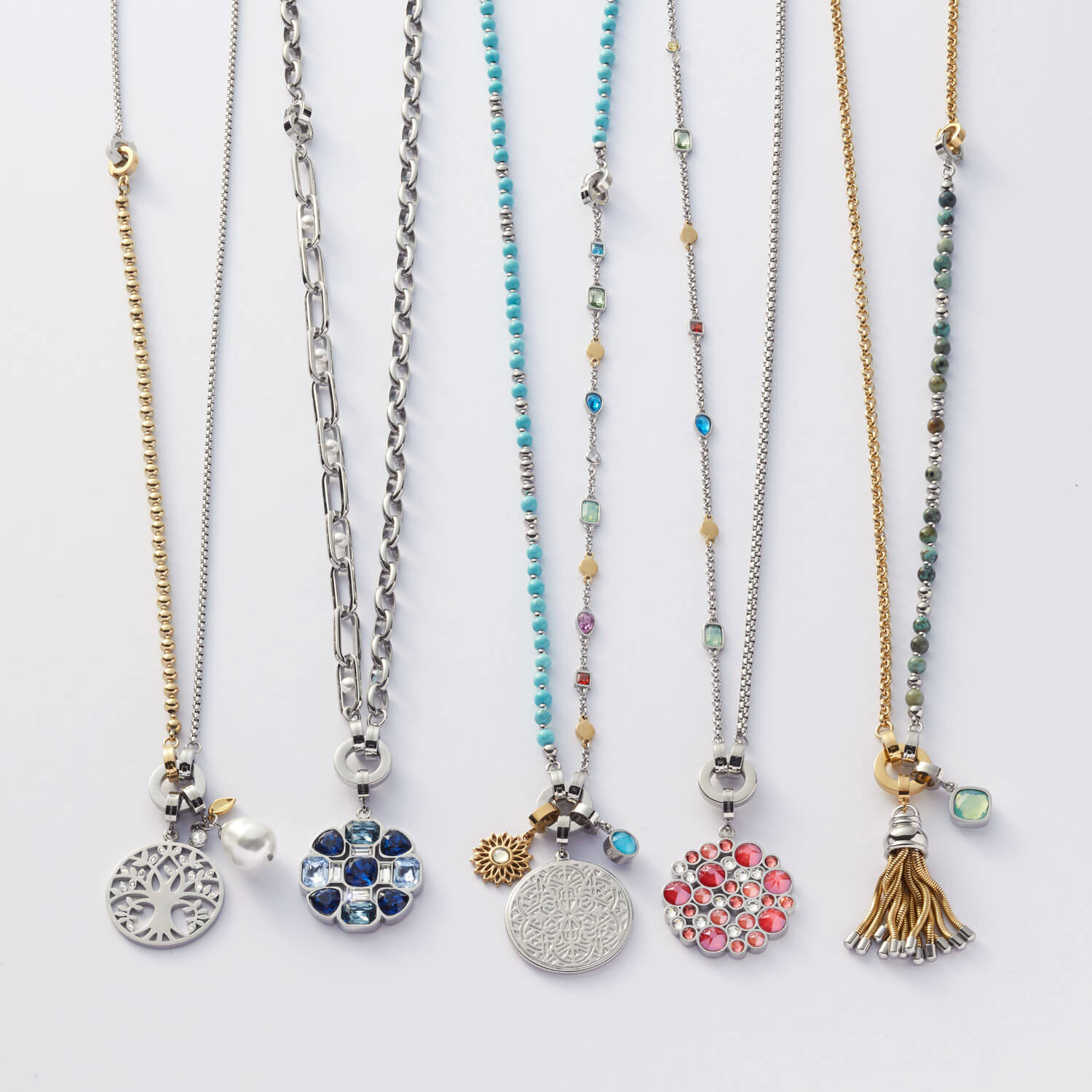 leonardo-amita-clip-mix-pendentif-arbre-de-vie-acier image 5