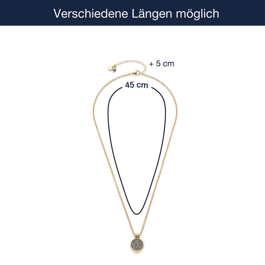 leonardo-odelle-45-cm-collier-dor-agate-ronde image 5